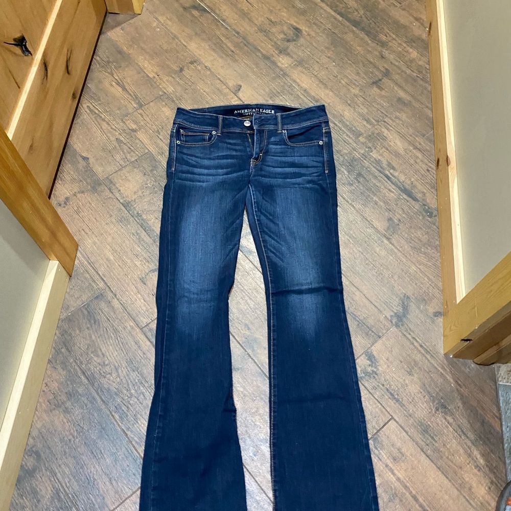 American eagle bootcut jeans 8 long